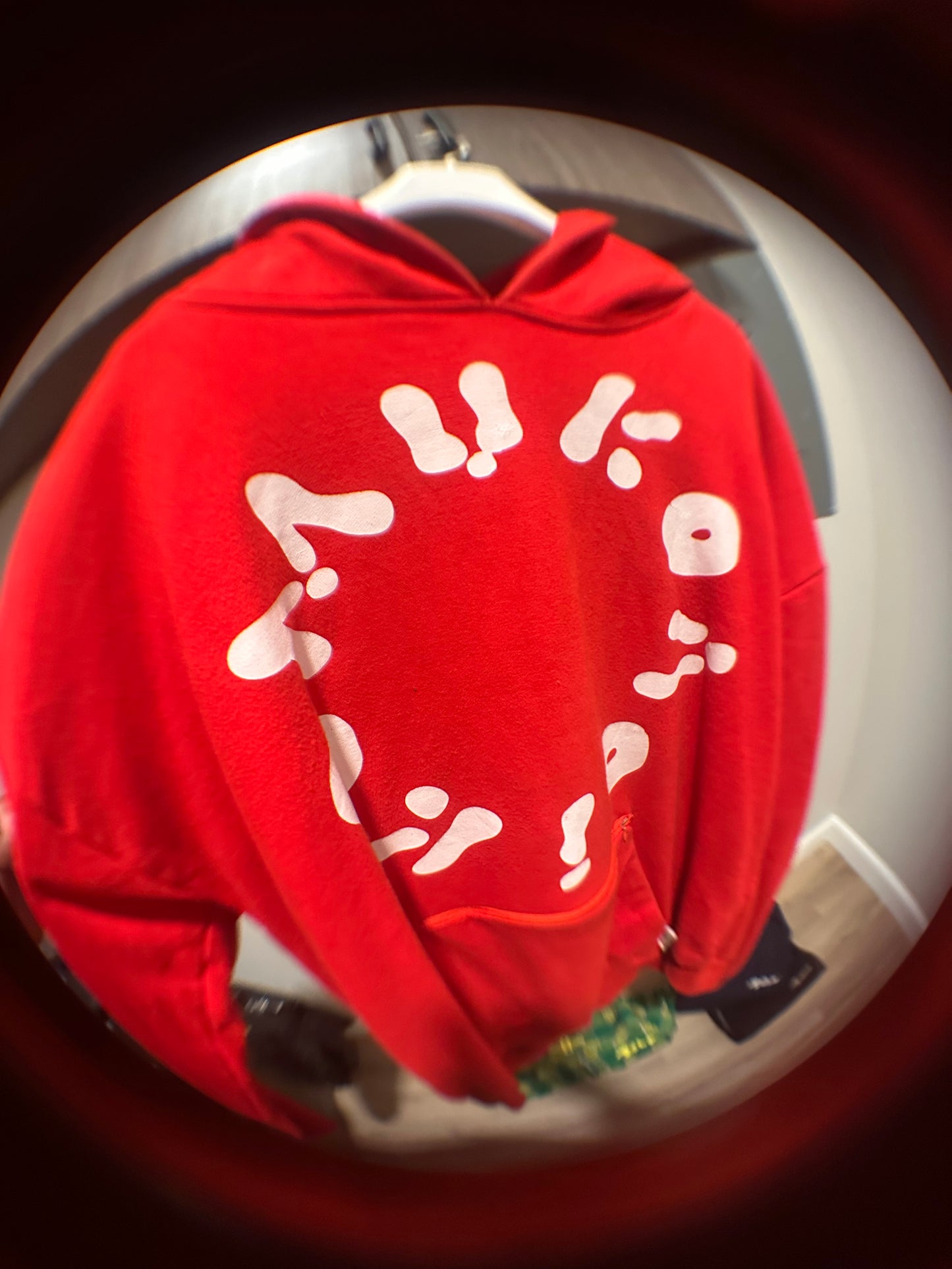 Primary Red Hidden Pocket  Pullover