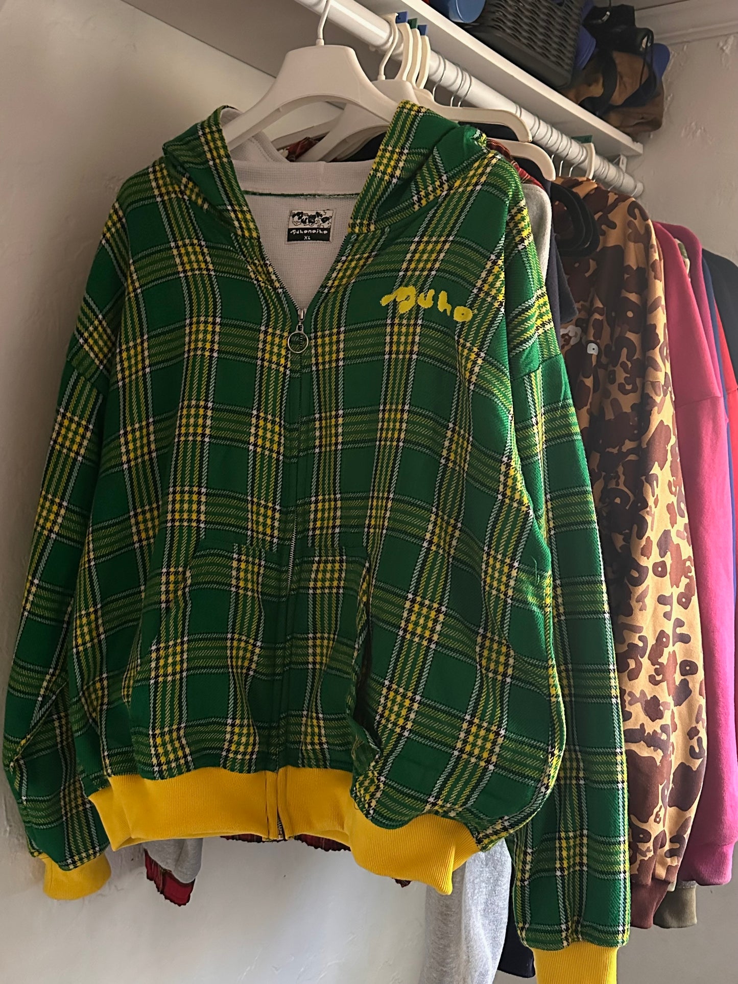 Green Koshi Zip Up