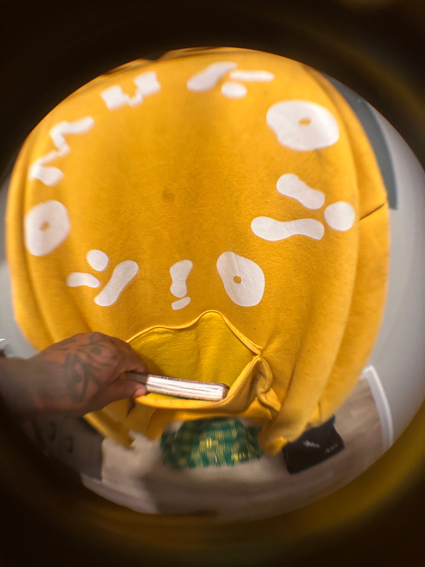 Primary Yellow Hidden Pocket  Pullover