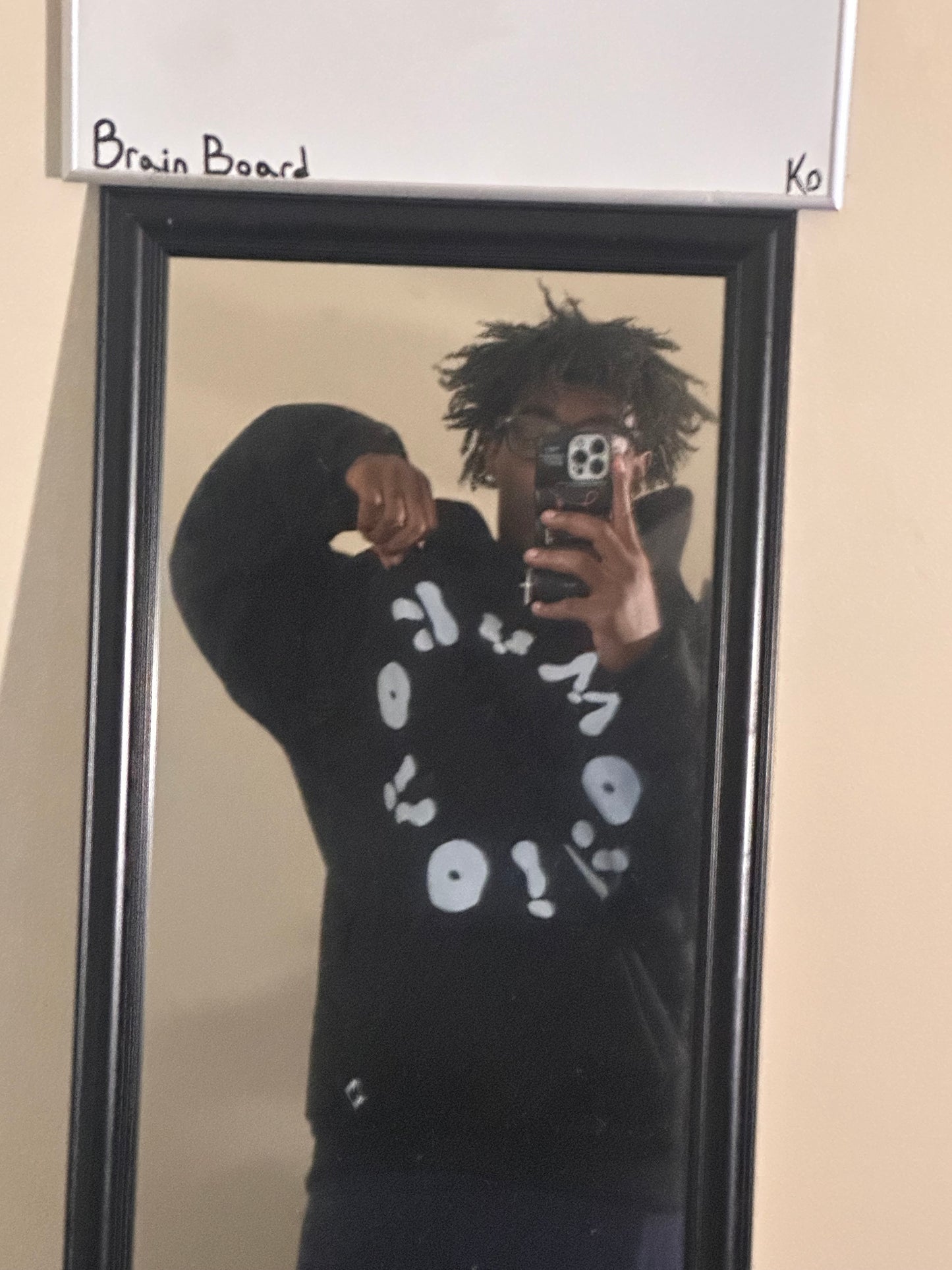 Primary Black Hidden Pocket  Pullover