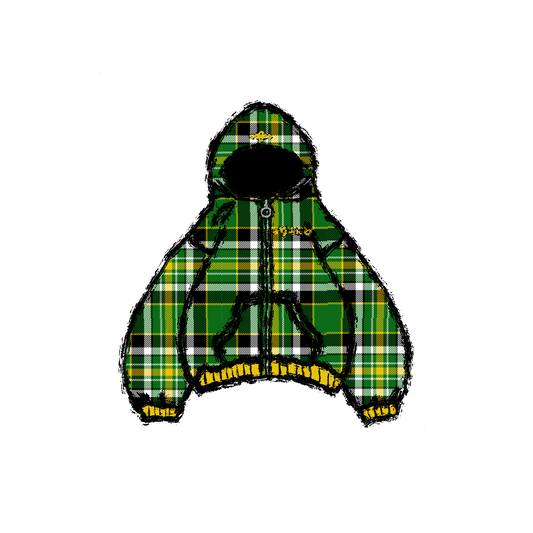 Green Koshi Zip Up