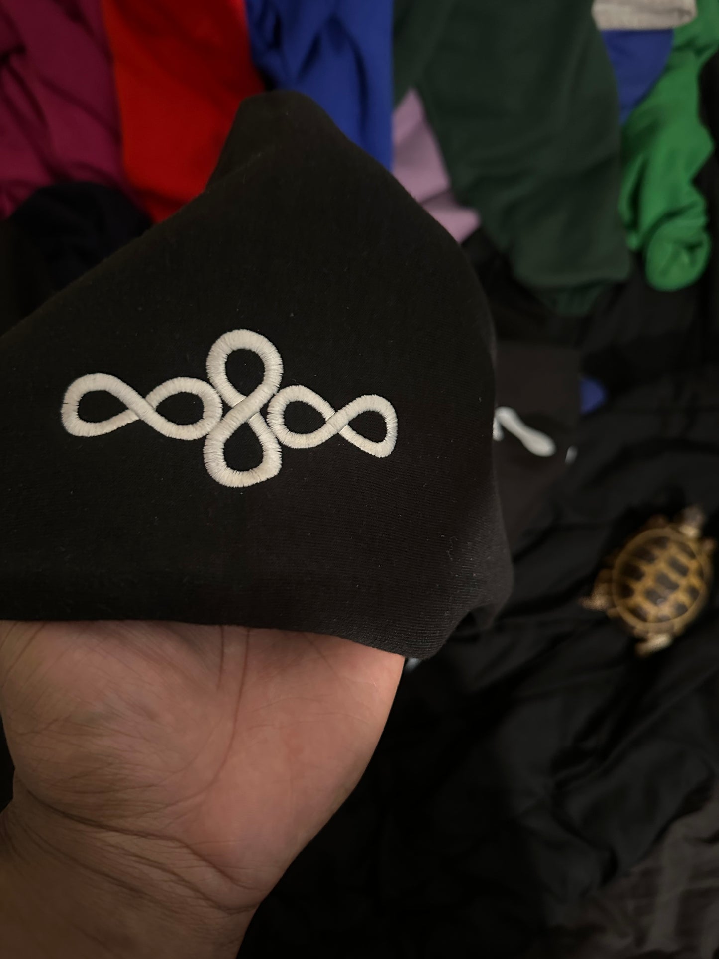 Primary Black Hidden Pocket  Pullover