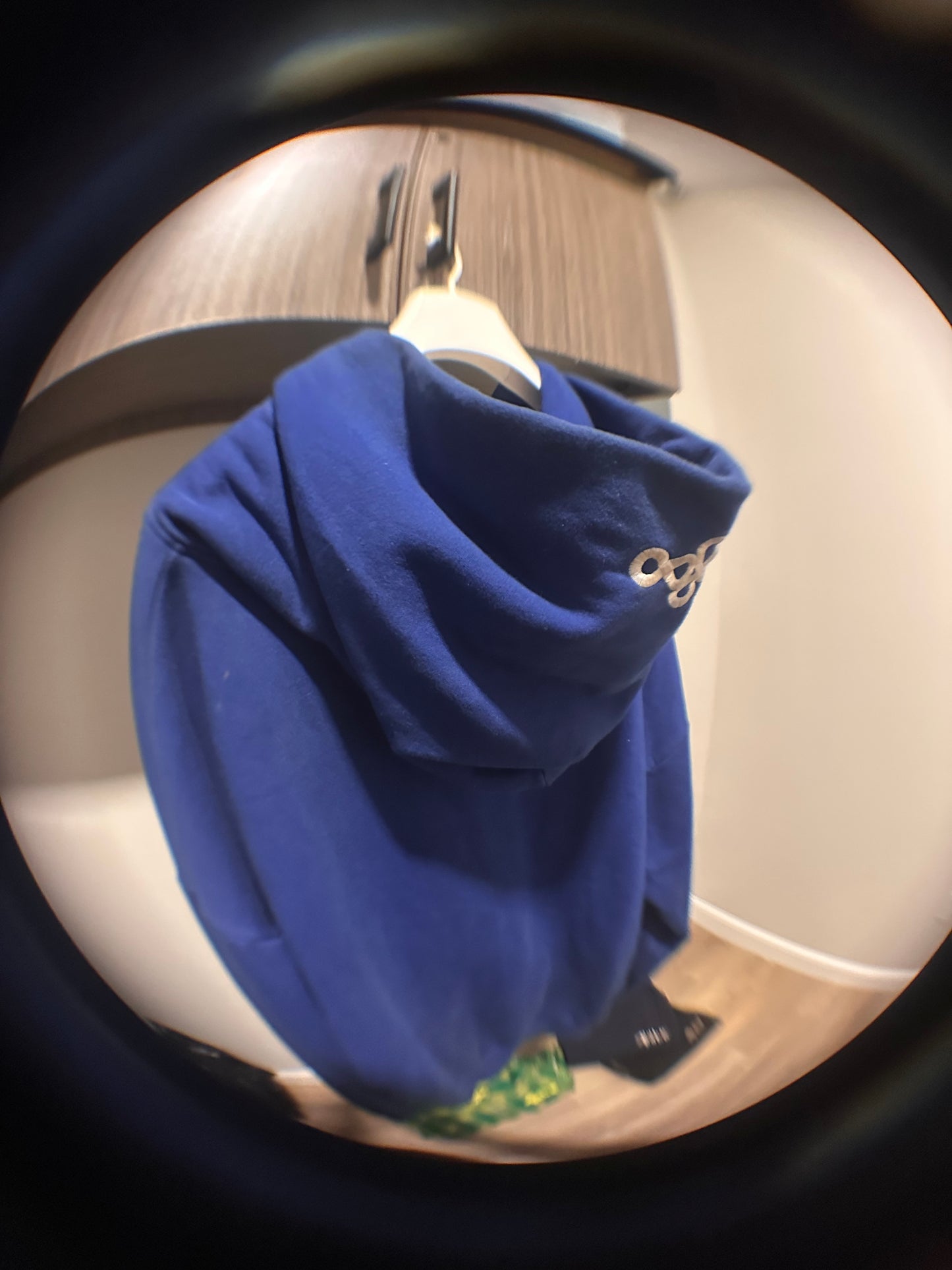 Primary Blue Hidden Pocket Pullover