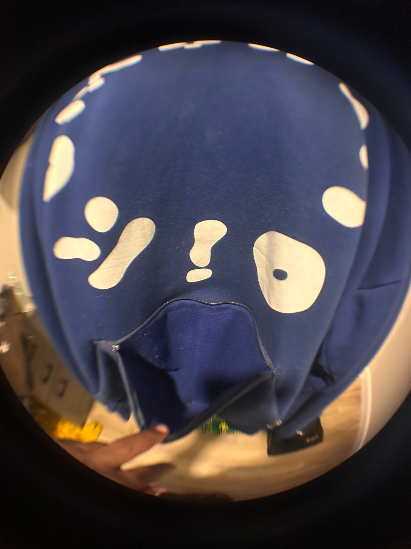 Primary Blue Hidden Pocket Pullover