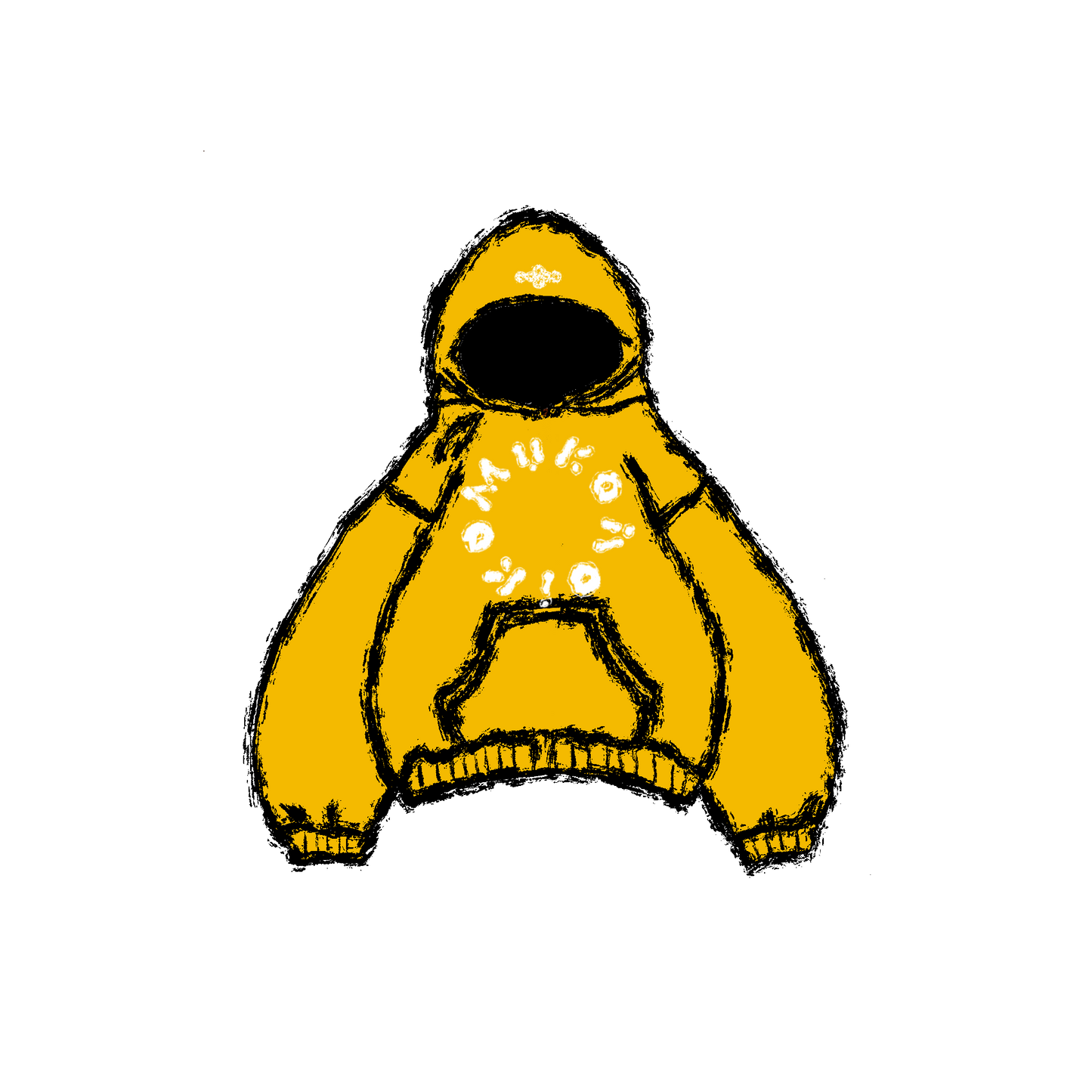 Primary Yellow Hidden Pocket  Pullover
