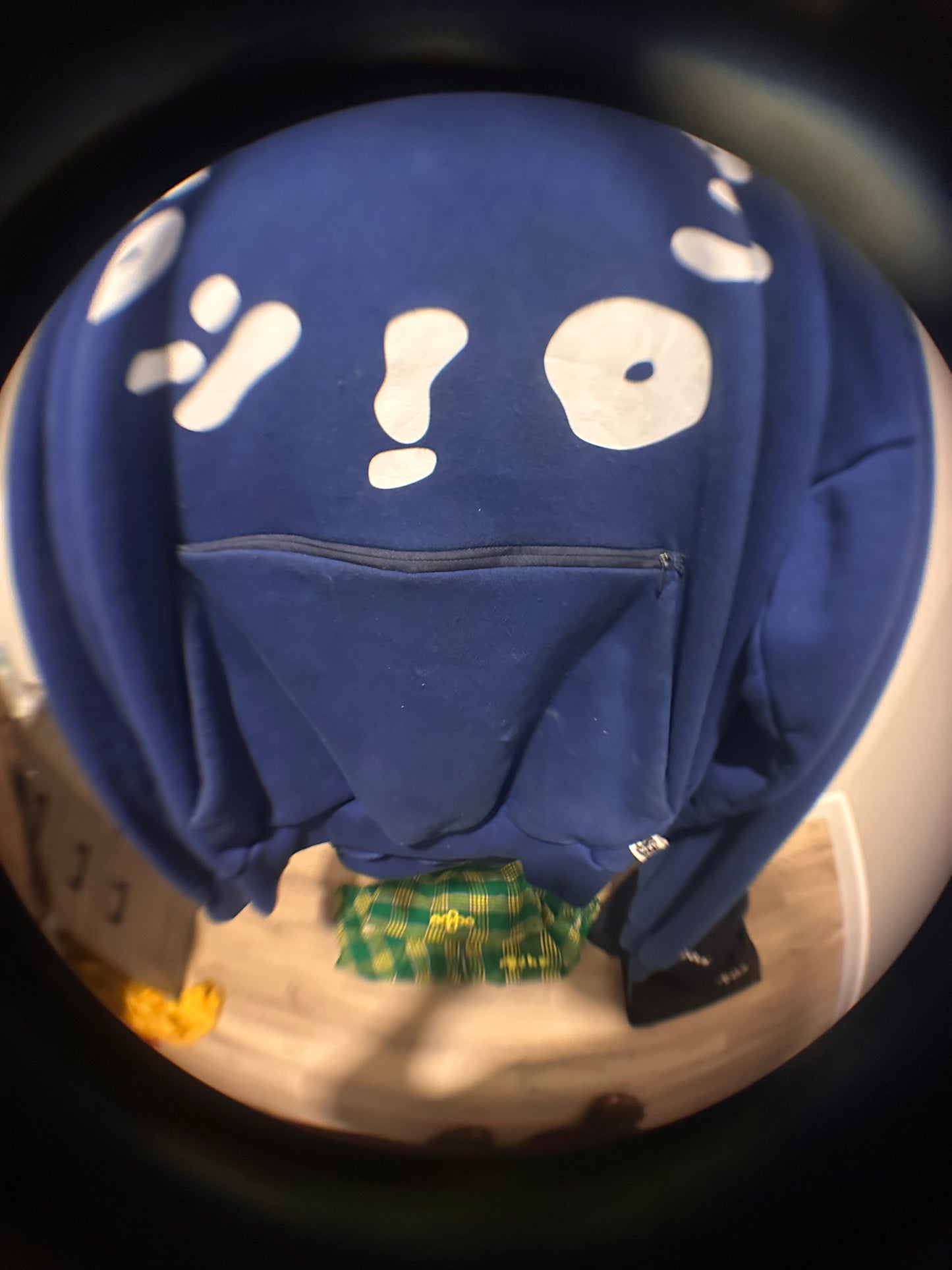 Primary Blue Hidden Pocket Pullover