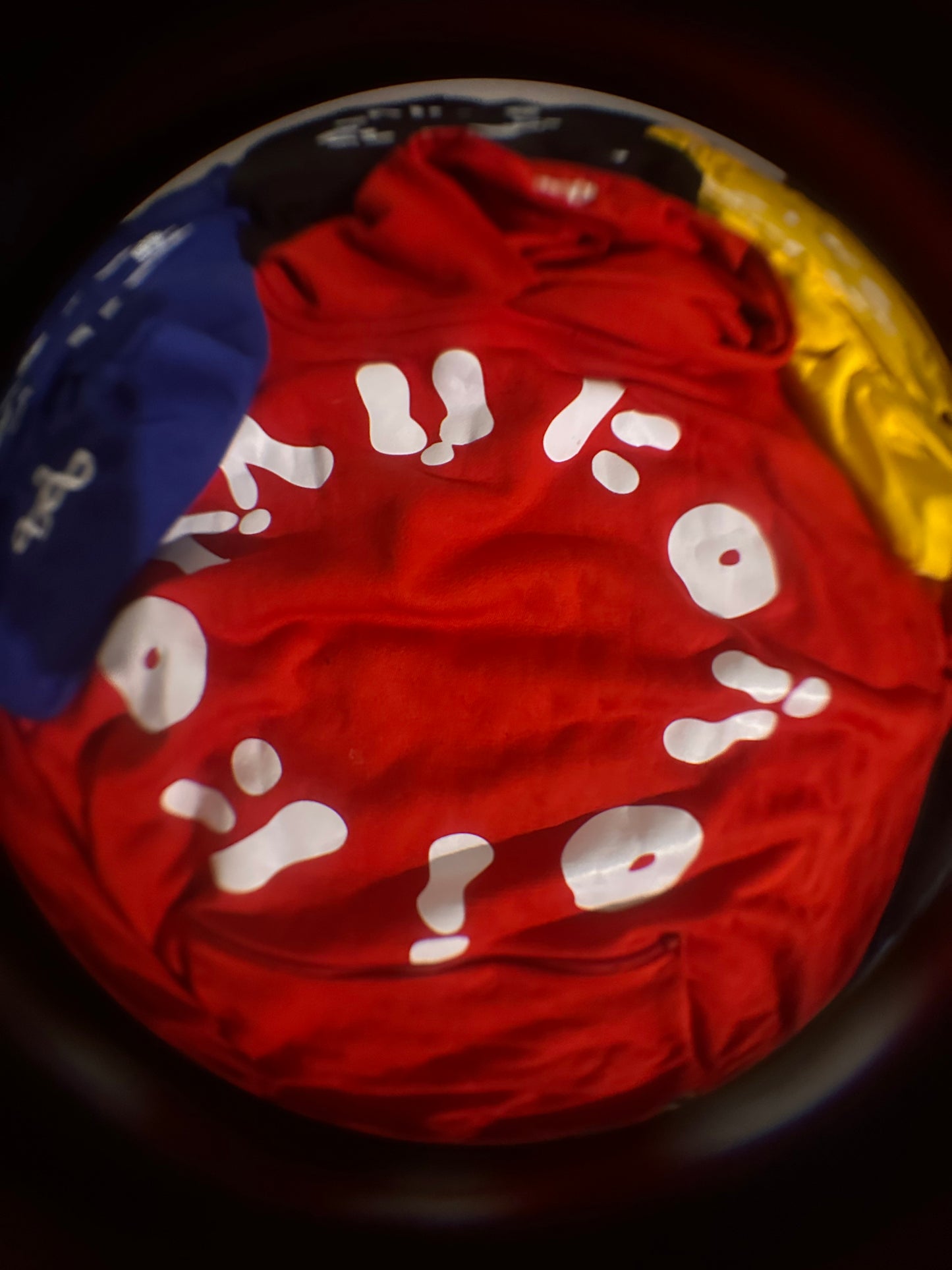 Primary Red Hidden Pocket  Pullover