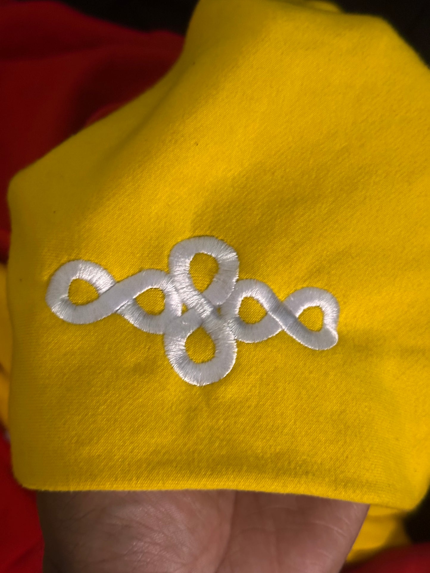 Primary Yellow Hidden Pocket  Pullover