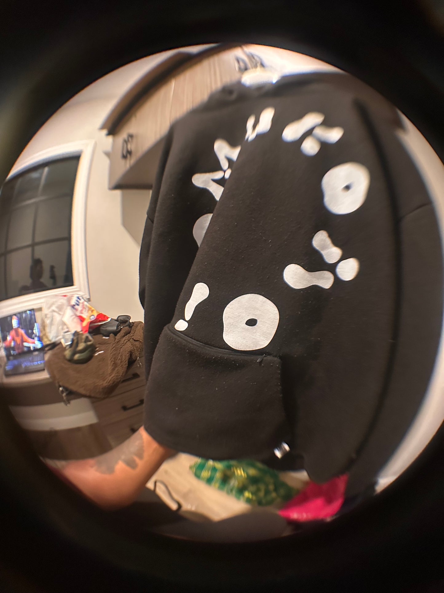 Primary Black Hidden Pocket  Pullover